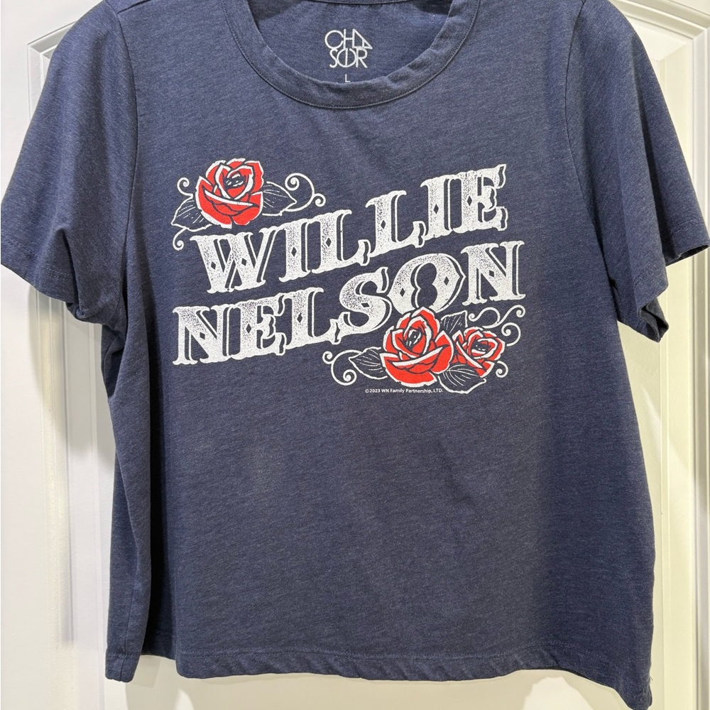 Charcoal Gray Blue short T-Shirt